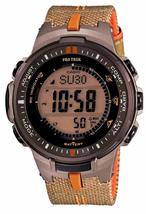 Casio PRO TREK PRW-3000B-5 Men&#39;s Solar Wristwatch with 6 Stations in the World,  - £593.68 GBP