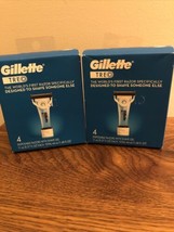 2 Gillette Treo Razor and Shave Gel 0.37 FL OZ Travel Disposables Caregiver Use - $12.00