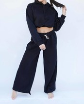 Falcon Park hunter cropped hoodie Black - $30.00