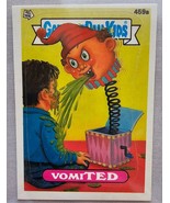 Garbage Pail Kids VomiTED 459a Half Pink Vomit Light Yellow Checklist Error - $127.88 CAD