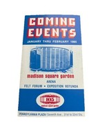 Vintage Madison Square Garden 1985 Winter Schedule MSG NBA Jordan 1/5 42PTs - $50.00