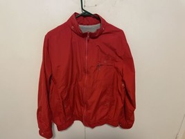 Vintage 70s 80s Pacific Trail  Lined Red Bomber Jacket Large. - £62.66 GBP