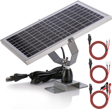 SUNER POWER 12V Solar Battery Charger Maintainer, Waterproof 10W Solar Trickle C - £91.78 GBP