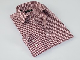 Men Mondego 100% Cotton Dress Sport Classic Business shirt A9100 Red che... - £31.69 GBP