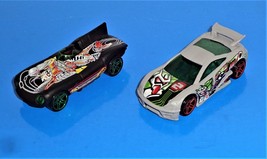 Hot Wheels Lot of 2 Loose Vehicles Anime Series Jaguar D-Type &amp; Seared Tuner - £2.77 GBP