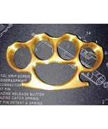 3D Printed Gold Cosplay Knuckles Hand Ring Great Gift Full Size NOT REAL... - $10.00