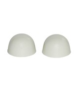 Crane Color Replacement Plastic Toilet Bolt Caps - Set of 2 - Almond Nut - €13,58 EUR