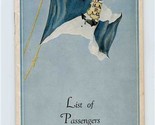 Hamburg American Line Across The Atlantic SS Deutschland List of Passeng... - $47.52