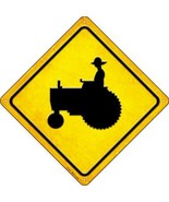 Tractor Crossing Novelty Metal Crossing Sign - £21.54 GBP