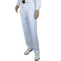 Men Apollo King Double Breasted Suit Classic Peak Lapel Pleated DM26 White image 4