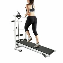 Fitness Folding Treadmill Running Machine Portable Home Gym Walking Pad - £191.35 GBP