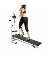 Fitness Folding Treadmill Running Machine Portable Home Gym Walking Pad - £195.59 GBP