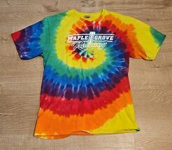 Maple Grove Raceway T-Shirt, Tie-Dye, Men&#39;s S | NHRA Drag Racing Reading PA - $28.07 CAD