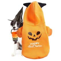 Halloween Pet Costumes Dog Demon Expression Hooded Clothes Holiday Outfit - £7.07 GBP+