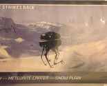 Empire Strikes Back Widevision Trading Card 1995 #2 Hoth Meteorite Crater - $2.48