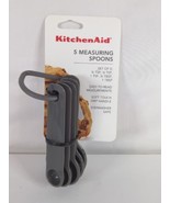 KitchenAid Universal Measuring Spoon Set, 5-Piece, Gray - £9.55 GBP