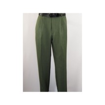 Men 2pc Walking Leisure Suit Short Sleeves By DREAMS 256-04 Solid Olive Green image 3