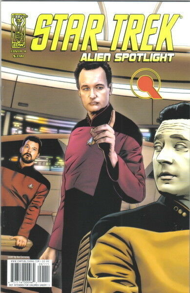 Primary image for Star Trek: Alien Spotlight: Q Comic Book Cover A IDW 2009 NEAR MINT NEW UNREAD