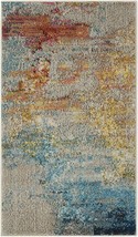 Area Rug, Nourison Celestial Modern Abstract Sealife, 2&#39;2&quot; X 3&#39;9&quot;,, 2X4 - £32.44 GBP
