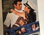 An Officer &amp; A Gentleman HBO Tv Guide Print Ad Leslie Nielsen Richard Ge... - $5.93