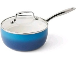 Pioneer Woman ~ HARLOW ~ DENIM BLUE ~ 2.5 Quart ~ Nonstick ~ Saucepan w/Lid - $50.00