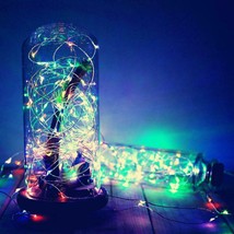 30 LED Multi Color Xmas AA Battery Copper Wire String Fairy Lights Party Decor - £9.14 GBP
