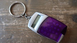 Purple Flip Phone Calculator KEY CHAIN - $9.89