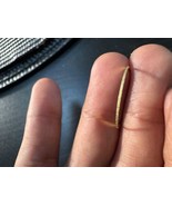 Ultra Thin Minimalist 8K 333 Frost Gold Light weight 0.5mm Simple Size 7... - $29.99
