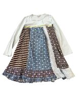 Naartjie Play-Sisi Long-Sleeve Vintage Dress 9 Years Blue/Brown Hearts D... - €20,45 EUR