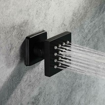 Cascada Square 16-Nozzle Massage Shower Body Jet Spray (Black) - £40.38 GBP