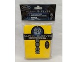 (1) (50) Pack Max Protection Yellow Standard Size Alpha Sleeves #7050L FY - $23.75
