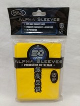 (1) (50) Pack Max Protection Yellow Standard Size Alpha Sleeves #7050L FY - £18.55 GBP