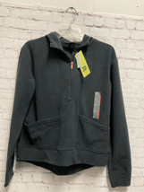All in Motion Women Microfleece Pullover Sweatshirt Black 1/2 Zip Hoodie XS New - £6.32 GBP