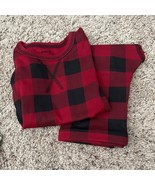 Pact Kids 2 Piece Buffalo Plaid Organic Cotton Pajama Set Size 7 New - $37.89 CAD