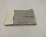 2004 Nissan Altima Owners Manual Handbook OEM K03B38005 - $14.84