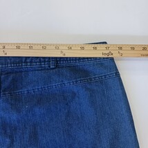 White Stag Stretch Women's Blue Mini Denim Skort Measured Waist 34" image 6