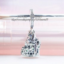 925 Sterling Silver Disney Parks Tinkerbell Castle of Magical Dangle Charm  - $18.80