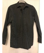 VanHeusen Slim Fit Long Sleeve striped shirt Men&#39;s size 15-15.5 32-33 Sh... - $760.07 MXN