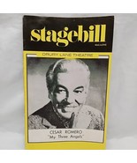 Stagebill Magazine Drury Lane Theatre Cesar Romero My Three Angels - £9.15 GBP