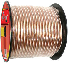 Audiopipe Speaker Wire 10-Gauge 300 Foot Spool - Clear Insulation - $139.80