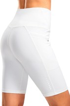 Women&#39;S High Waisted Biker Shorts 8&quot; Running Workout Tummy Control Bike ... - $35.99