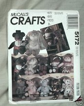 McCall&#39;s Crafts 5172 Bear Doll Package - $2.00