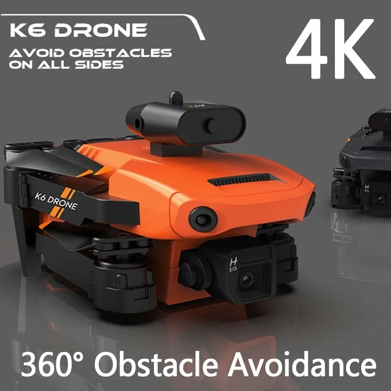 K6 Rc Drone Professional 4k Hd Dual Camera Drone Optical Flow Localization Fo - £40.31 GBP+
