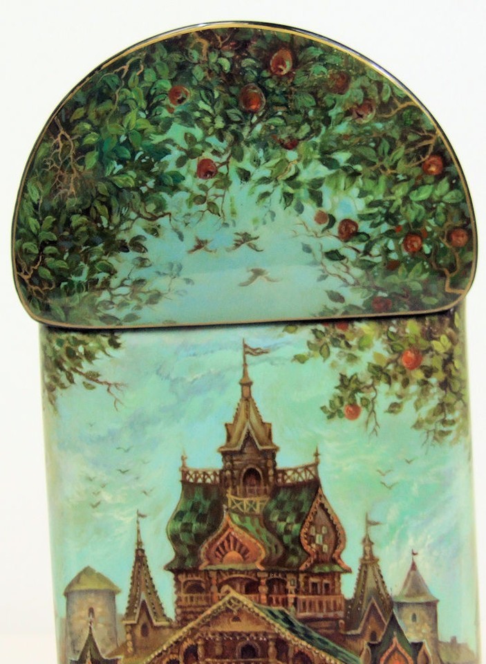 Fedoskino One Of A Kind Russian Lacquer Box "Story Brave Boy" by Tipyakov-
sh... Item image 10