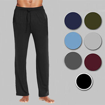 5-Pack Men&#39; Lounge Pants Sleep Gym Active Pajama Sweatpants Soft Jogger ... - $42.97