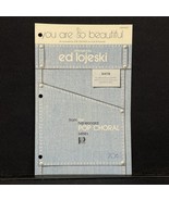 You Are So Beautiful Joe Cocker Ed Lojeski Sheet Music 8 Pages Vintage 1973 - $18.44 CAD