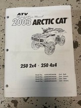 2003 Arctic Cat ATV 2X4 250 4X4 Illustrated Parts Manual OEM - $24.99