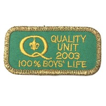 Quality Unit 2003 100 Percent Boys Life Patch BSA - $10.00