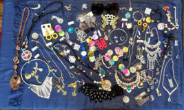 BIG 3 LB Costume Jewelry Quality Junk Drawer  for crafts &amp; Jewelry Making  #EB01 - £35.97 GBP