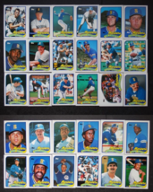 1989 Topps Seattle Mariners Team Set of 30 Baseball Cards - £3.16 GBP